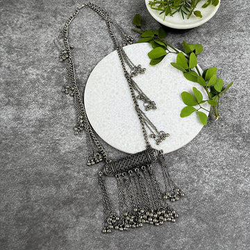 Classic Long Ghungroo Necklace